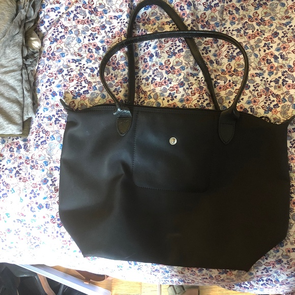 Longchamp Le Pliage Neo S size Black Top Handle Bag Shoulder Tote